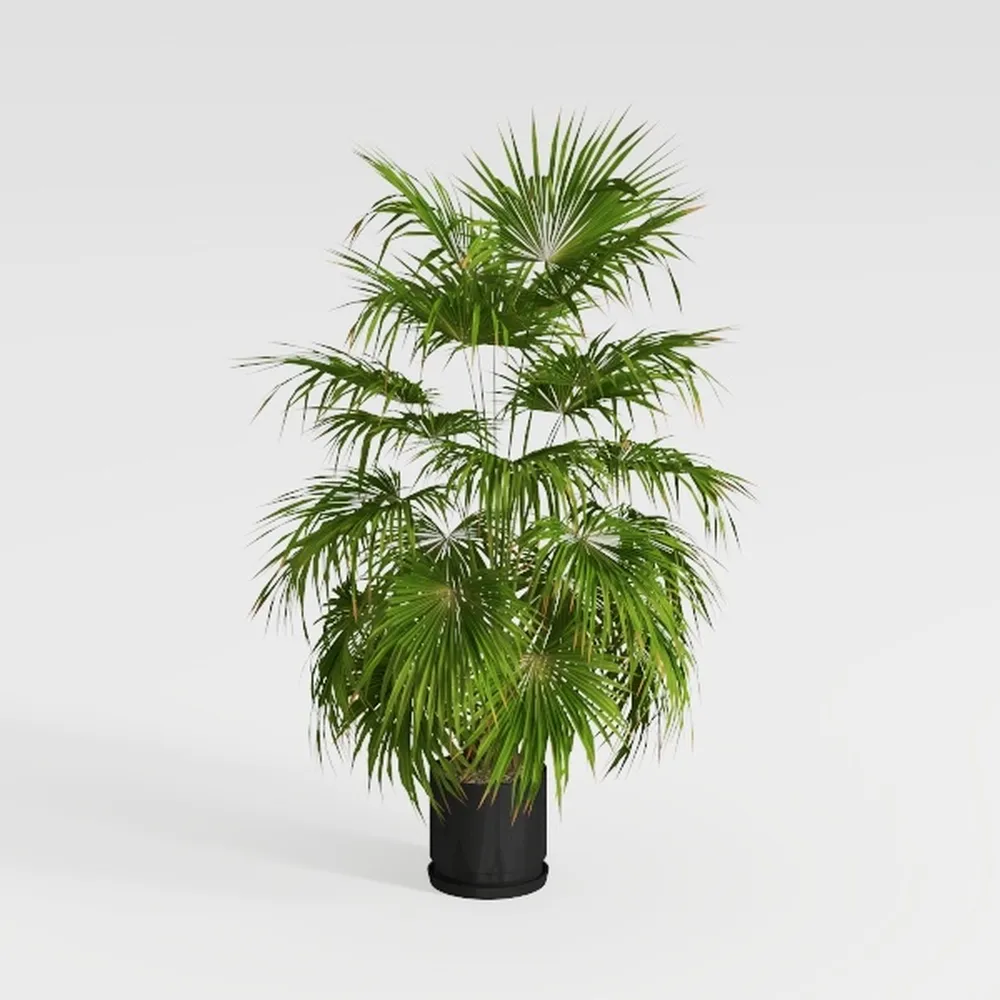 Artificial Fake Palm Tree 4FT Tropical Faux Palm