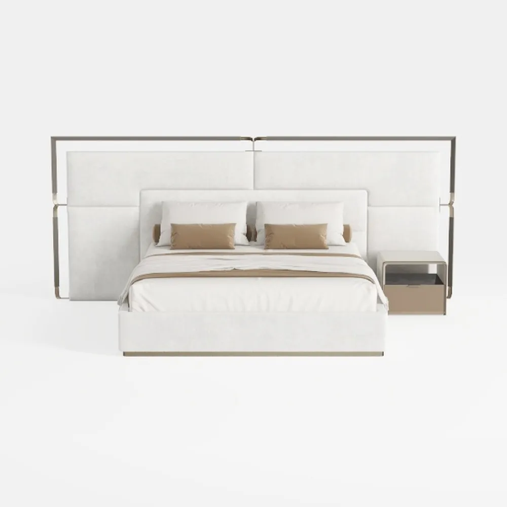 Modern Sleeper Sofa Bed with Dual Mattress for