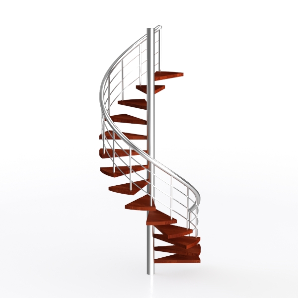 Right Spiral Stairs 60 Cherry