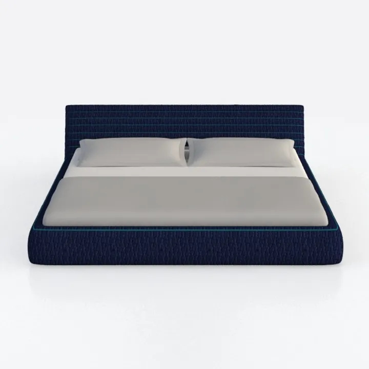 BOWERY HILL Modern Velvet Tufted Platform Storage 