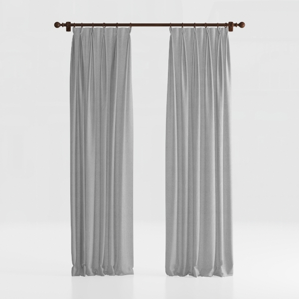 SMILETIME Green 96 in Long Velvet Curtains with