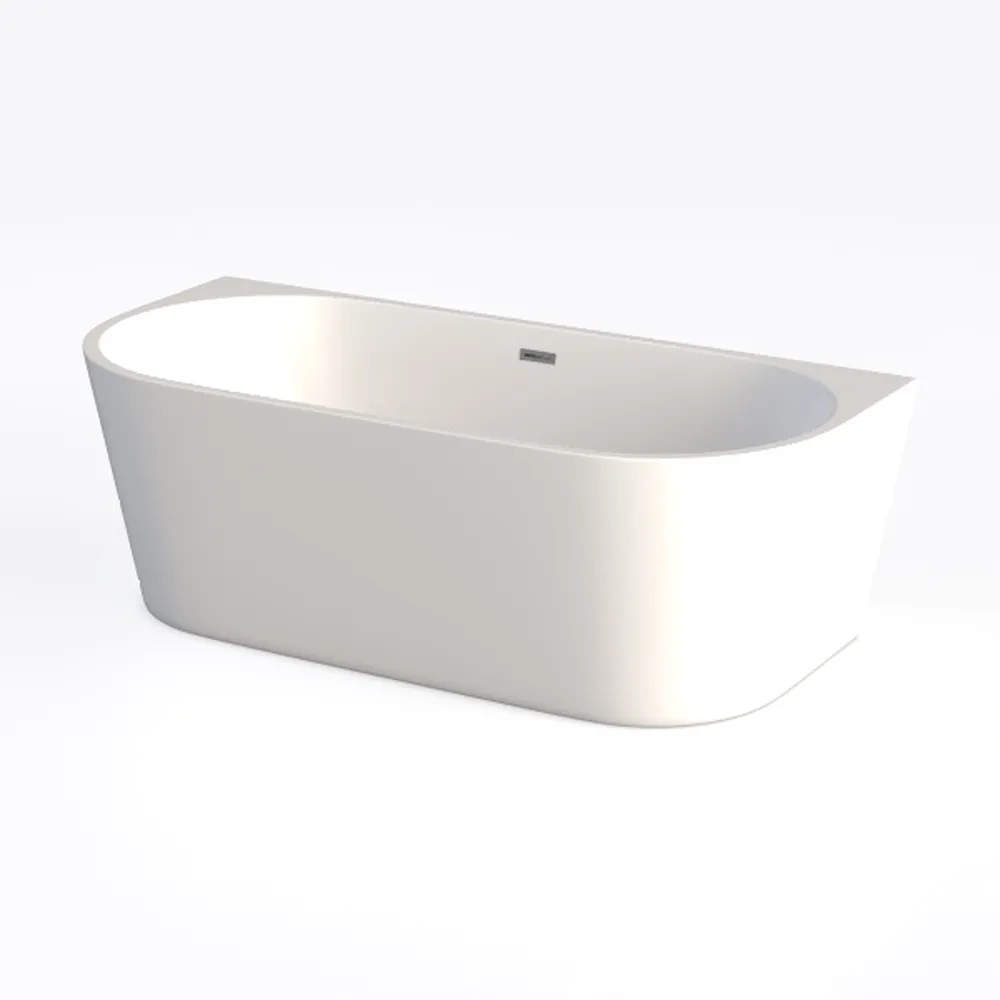 ALFI brand AB9952 67" White Rectangular Solid