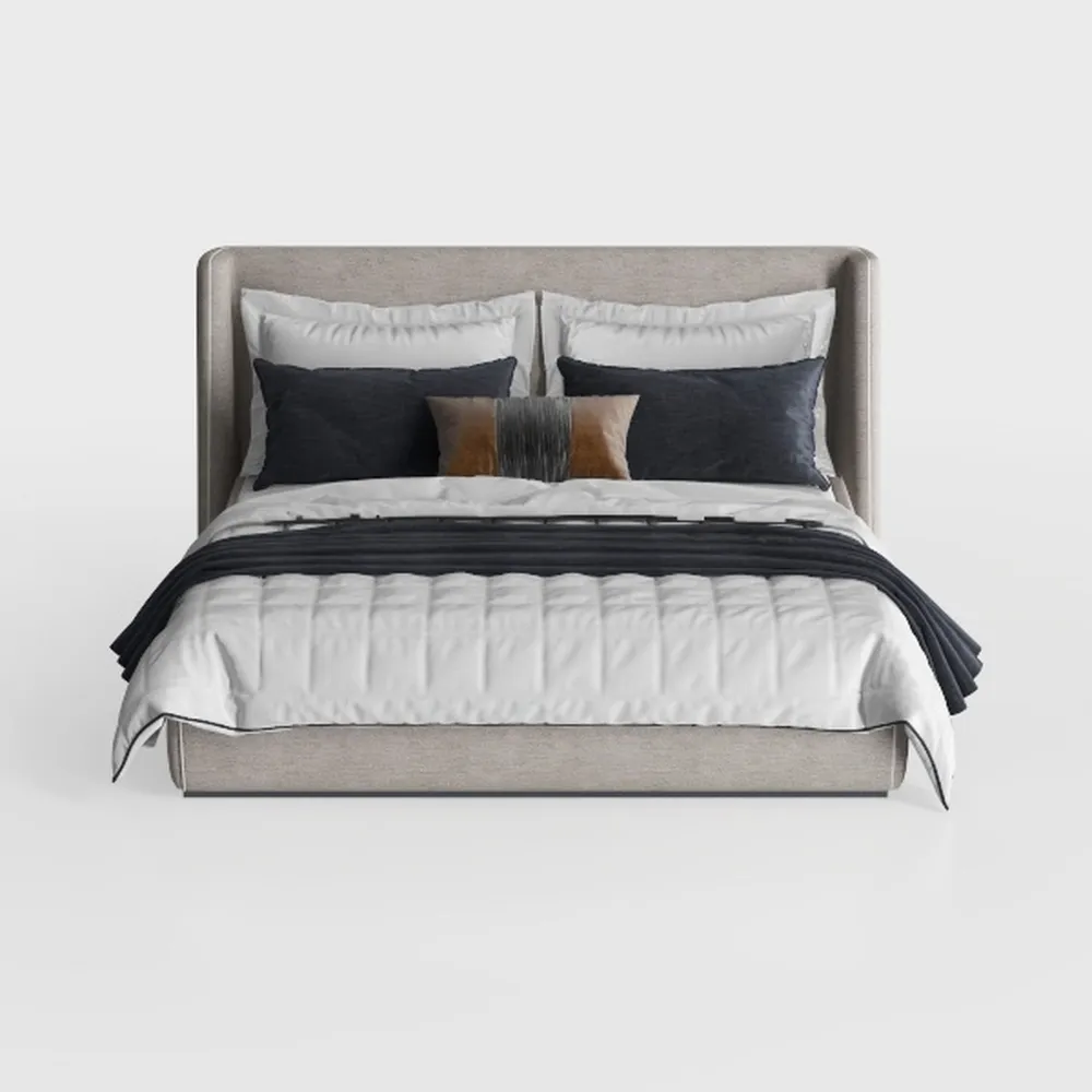 Allewie King Size Lift Up Storage Bed, Modern