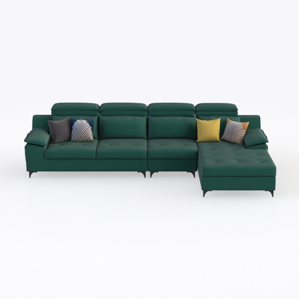 2 Piece Sofa Set, Modern 3 Seater Sofa and Lovesea