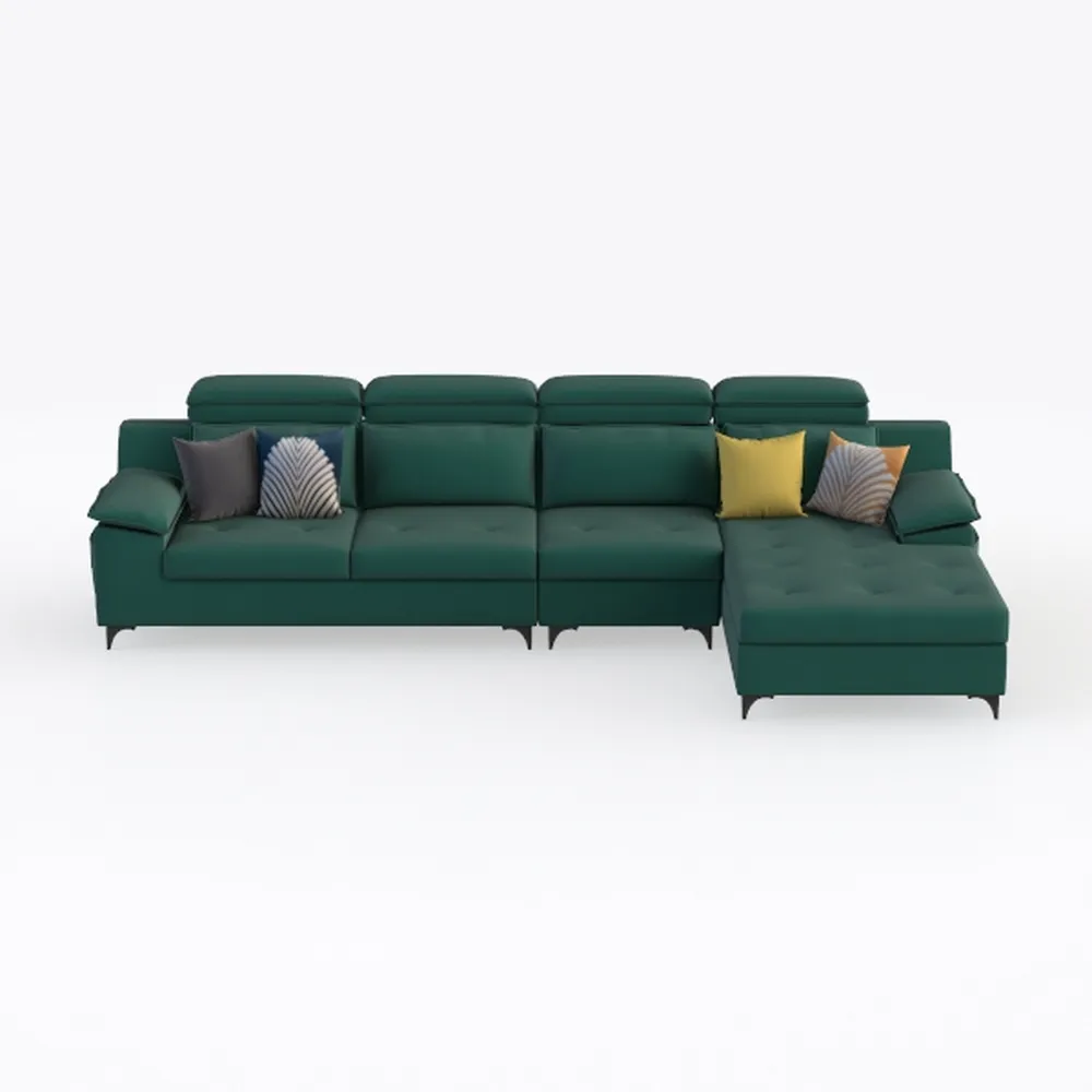 2 Piece Sofa Set, Modern 3 Seater Sofa and Lovesea