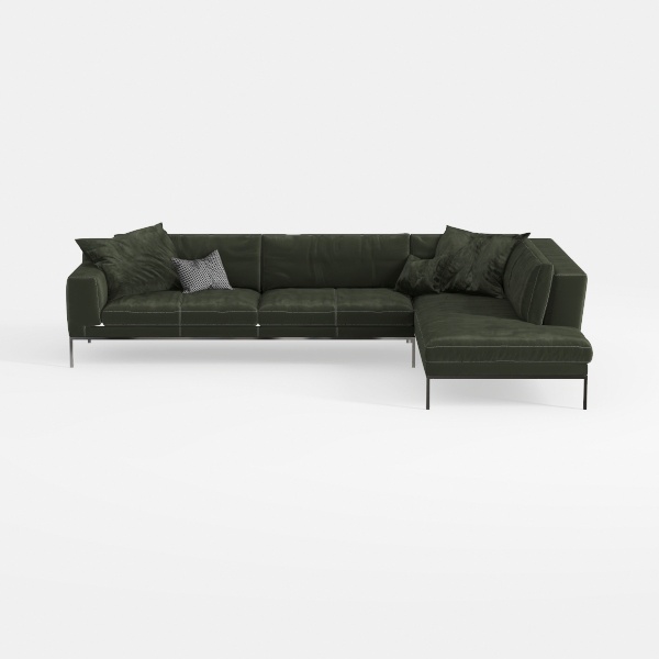 Sofa Couch Set - Modern Chenille Sofa Set of