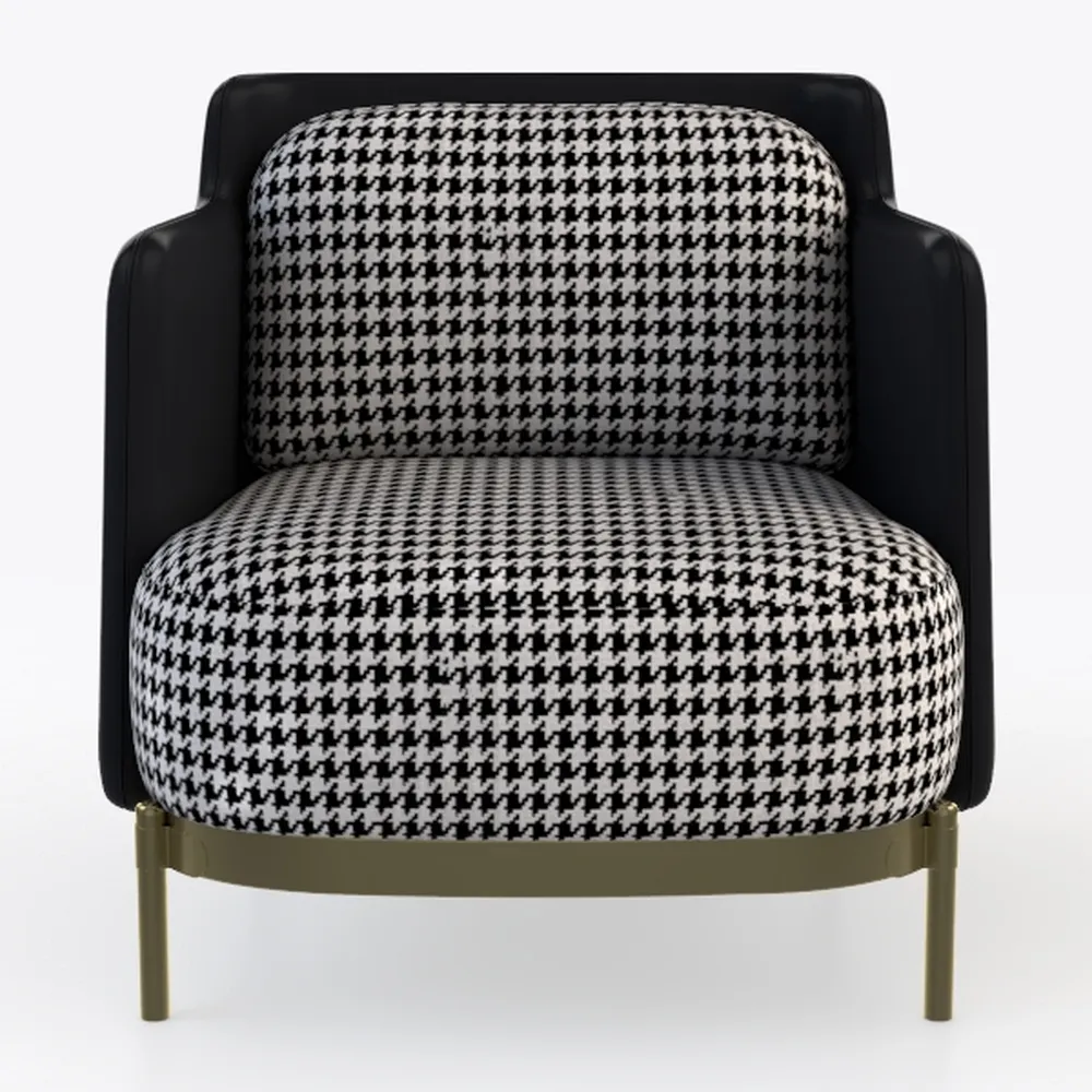 Art Leon Velvet Accent Chair, Upholstered Modern