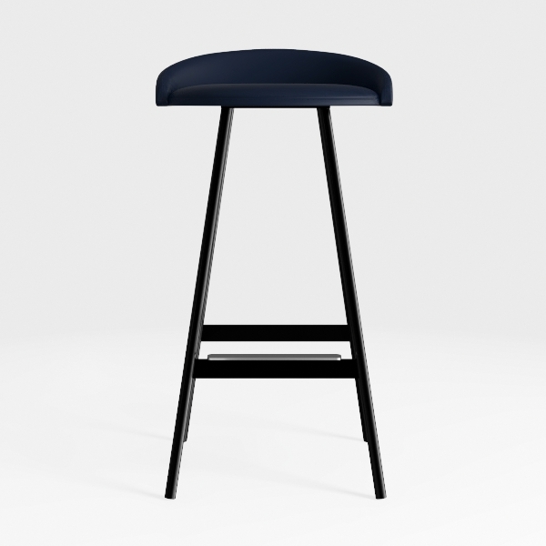 Spencer 25.5 in. Blue Contemporary Polyester Uphol