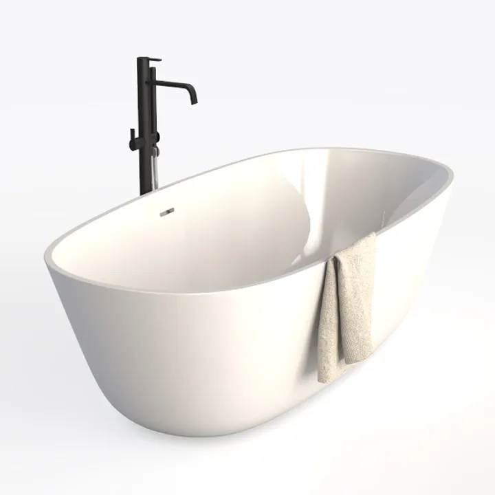FerdY Tahiti 55" Acrylic Freestanding Bathtub, Ele