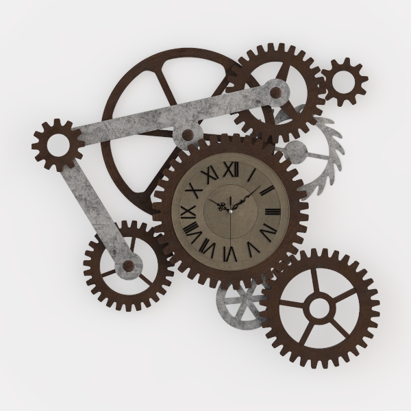 wall clock-Industrial Loft