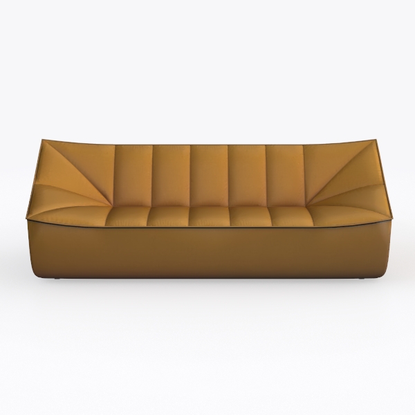 POLY & BARK Canale 99&quot; Sofa in Cognac Tan