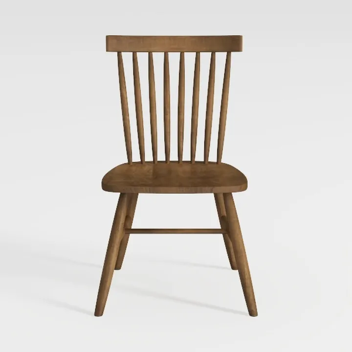 Penau Mango Oak Wood Dining Side Chair Set of 2