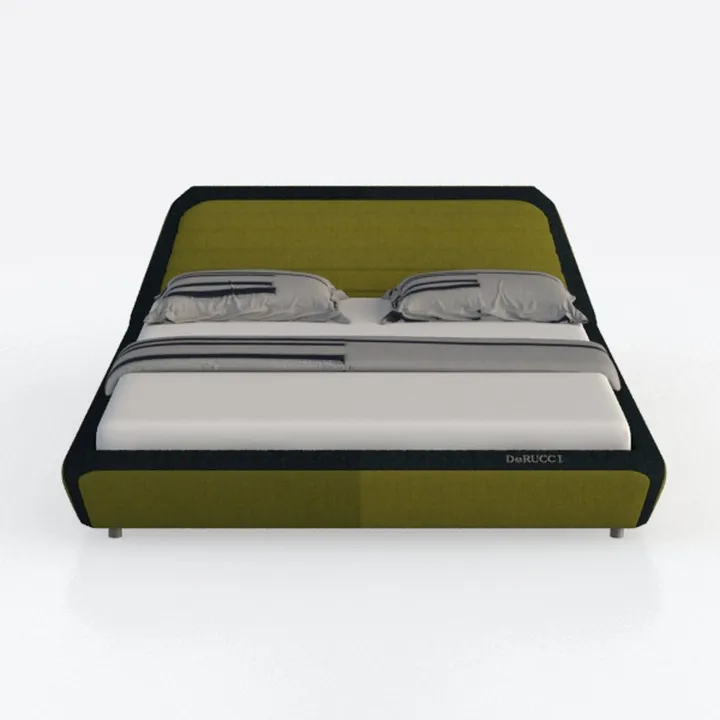 WELCON Rockstar - letto a molle box grigio/grigio chiaro 180x200 cm grado di durezza H3 con oltre 1000 molle (1126 molle tascabili a barile), topper in schiuma fredda, letto imbottito - letto matrimoniale - letto box a molle