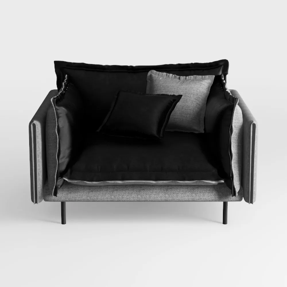 Giantex Accent Chair, Single Sofa Chair with 5 Inc