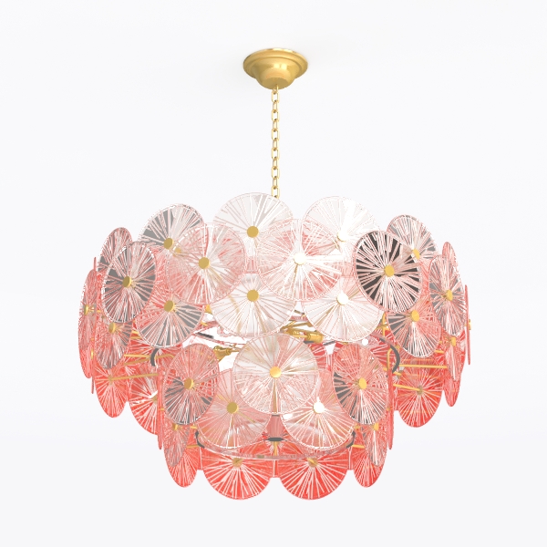 ALICE HOUSE 14.1&quot; Flush Mount Light, White Wood