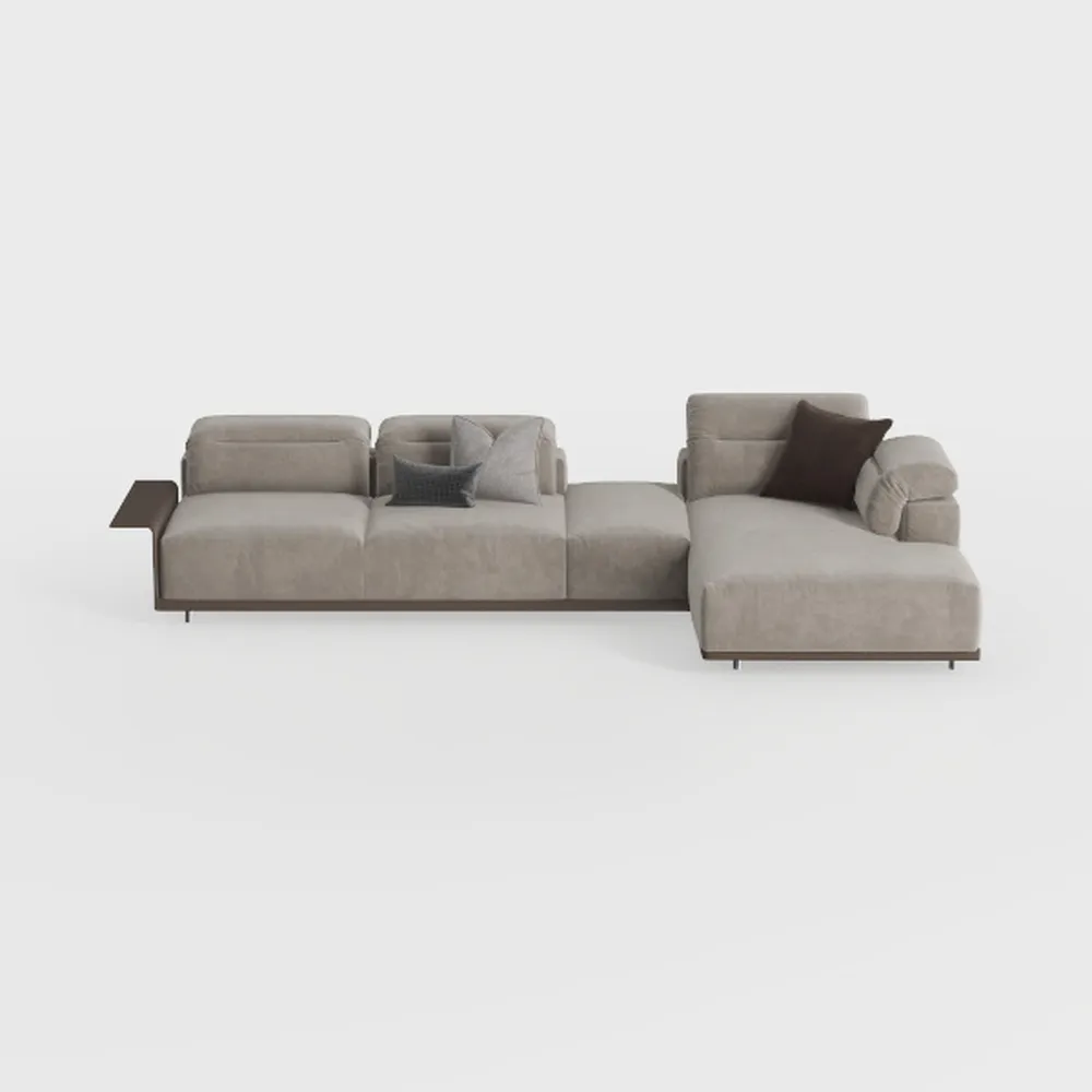 Cloud Sectional Couch with L-Shape Chaise,Modern M