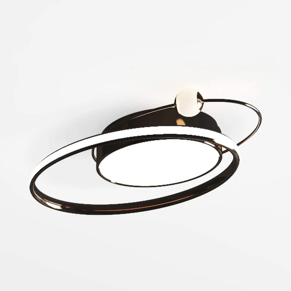 Industrial Semi Flush Mount Ceiling Light,4 Light