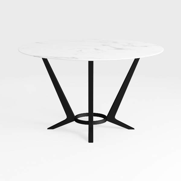 Steve Silver Kinsley Desk with White Marble Veneer