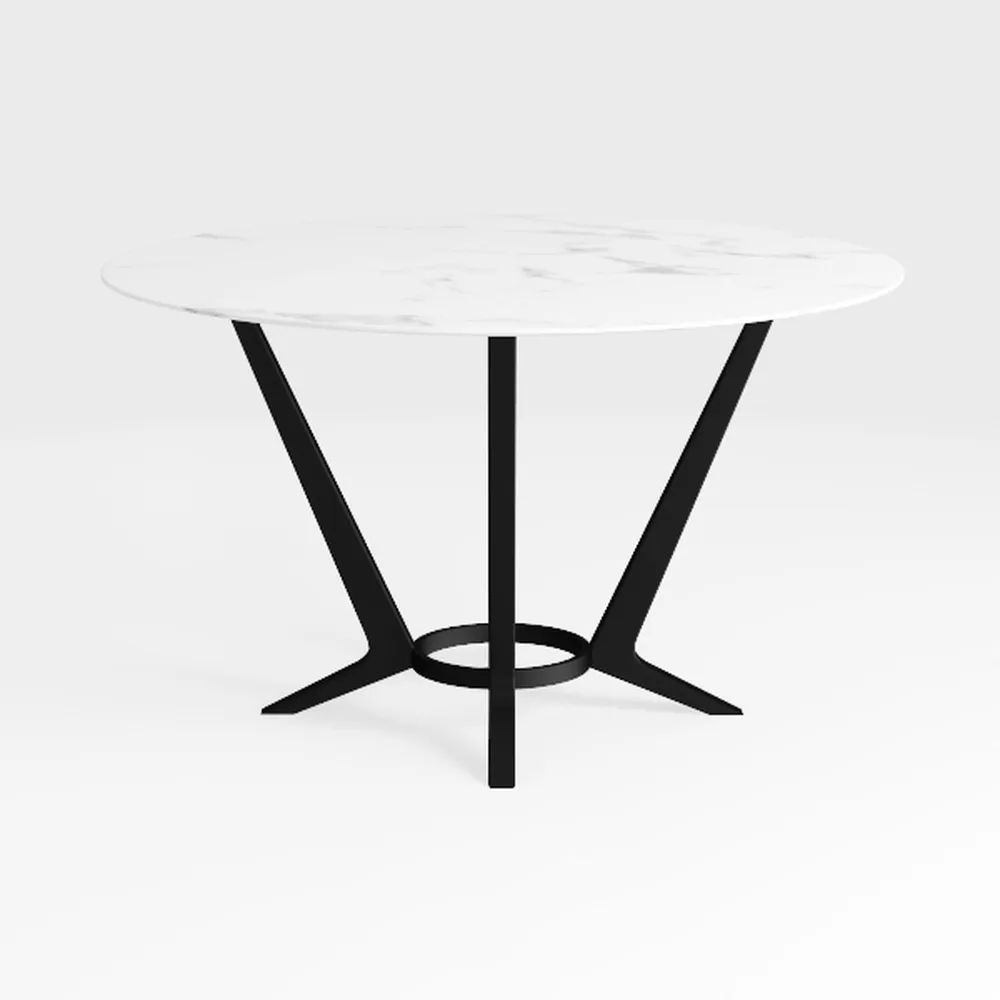 Steve Silver Kinsley Desk with White Marble Veneer