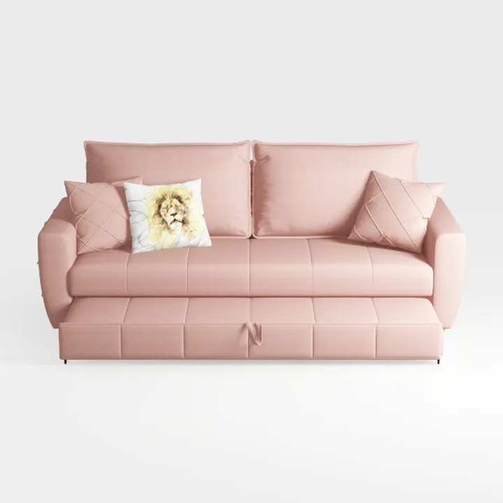 57-Inch Velvet Full Size Sleeper Sofa Couch with