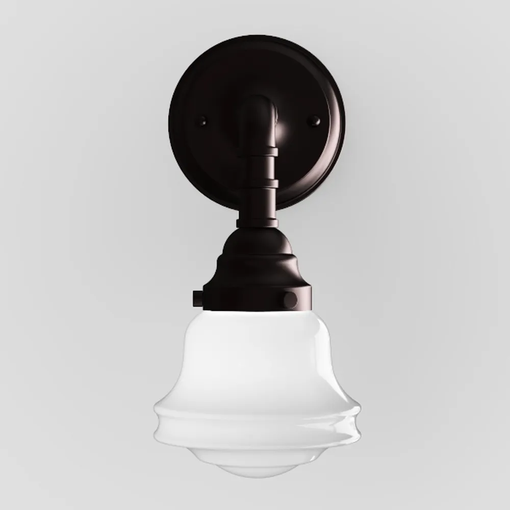 Pathson Hardwired Wall Sconce with Clear Globe