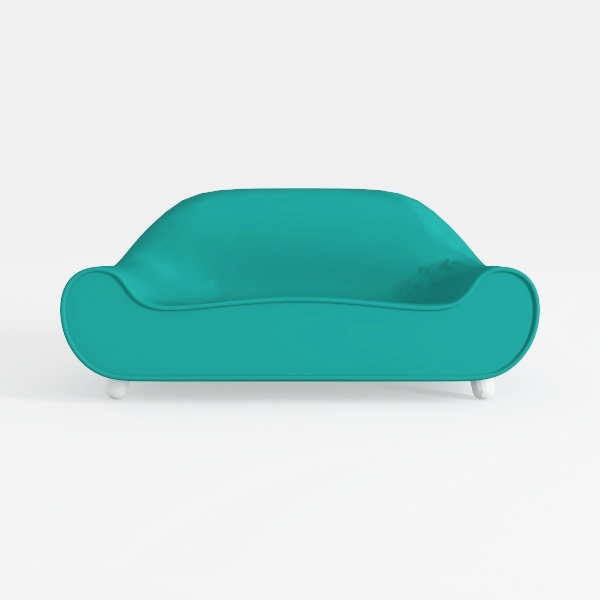 Moe&#39;s Home Collection Bria Sofa Fabric Blue