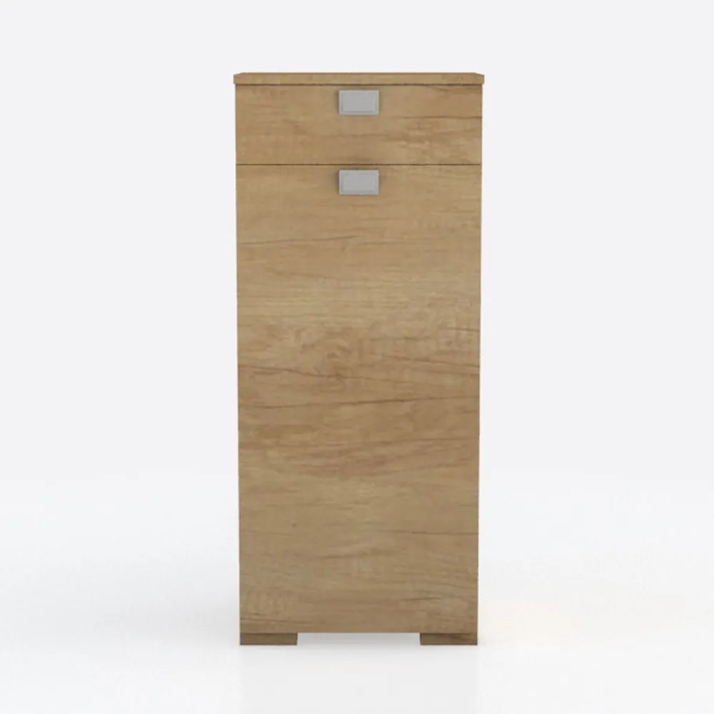 Bedside Table, Narrow Cabinet, Large Countertop