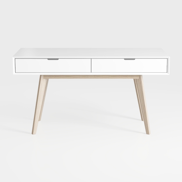 Allora 1-Drawer Rectangular Wood Home Office Desk 