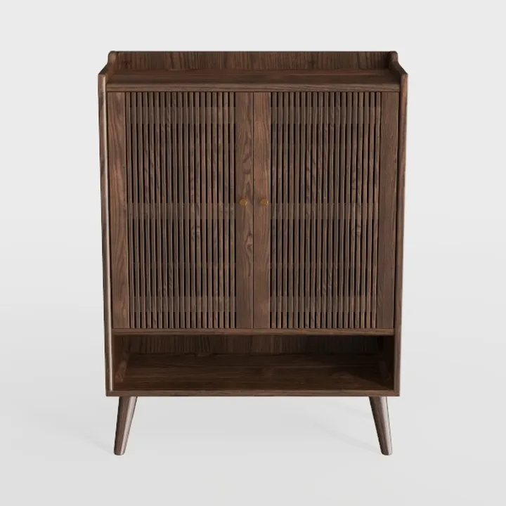 Mid Century Modern Nightstand with Charging