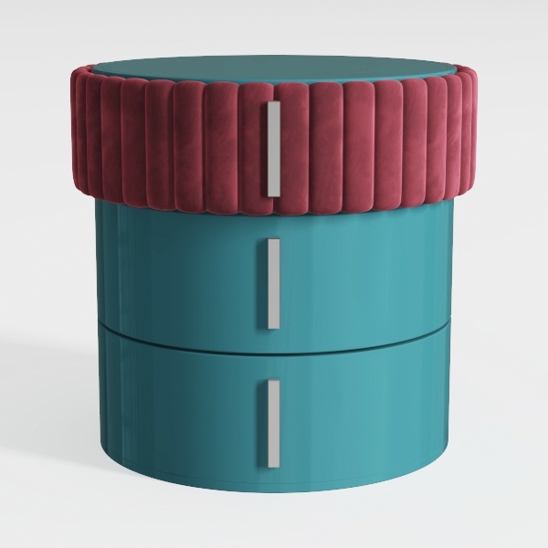 night table-Viva Magenta