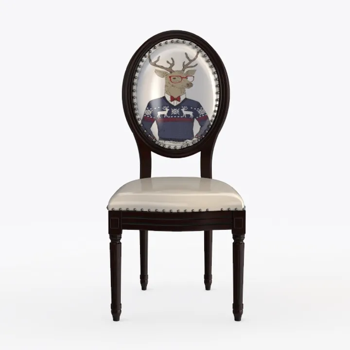 chairus Farmhouse Dining Chairs Set of 2, Round