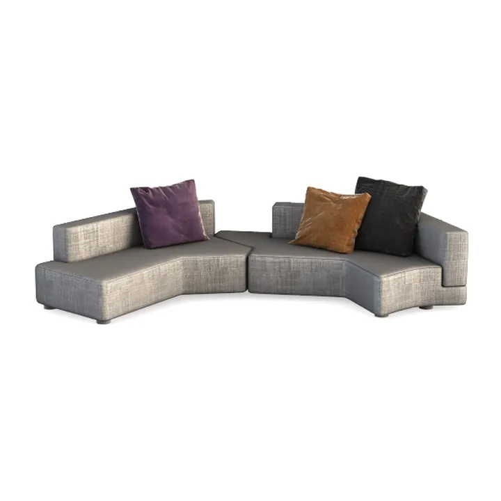 YI DANICA L-Shaped Sectional Couch – Modular with 