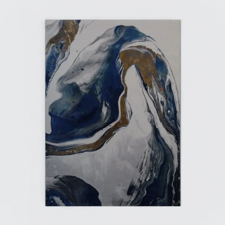 Black Area Rugs 8x10 for Living Room, Large Shag