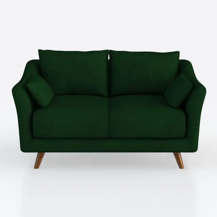 GMLFVUIPLJ Modern Mid-Century Tufted Loveseat, Dar