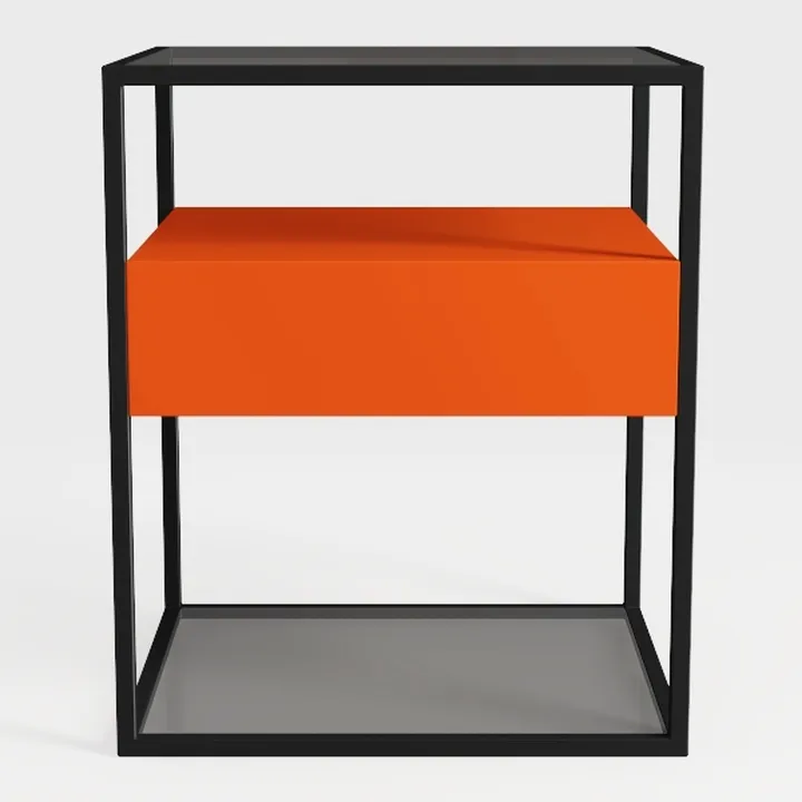 Bed Cabinet 15.7"x11.8"x19.7" Solid Acacia Wood