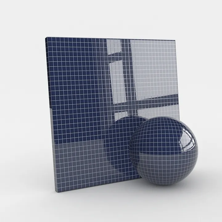 dark blue check-Mosaic
