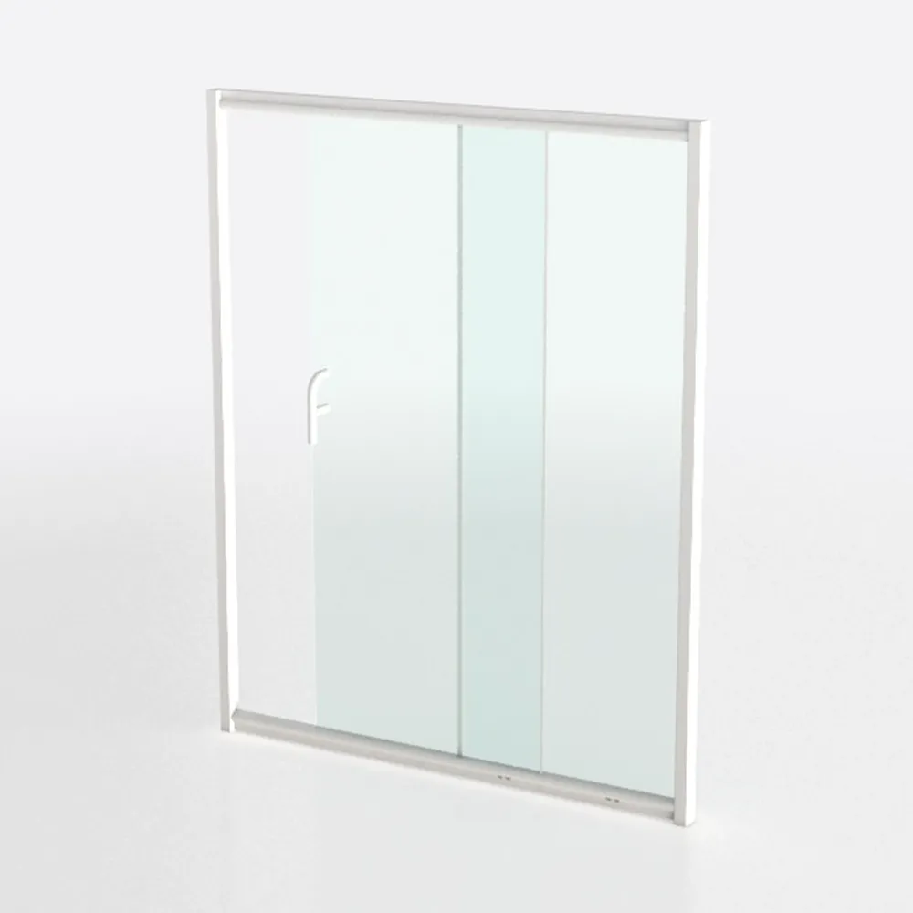 56-60" W x 76" H Frameless Sliding Shower Door