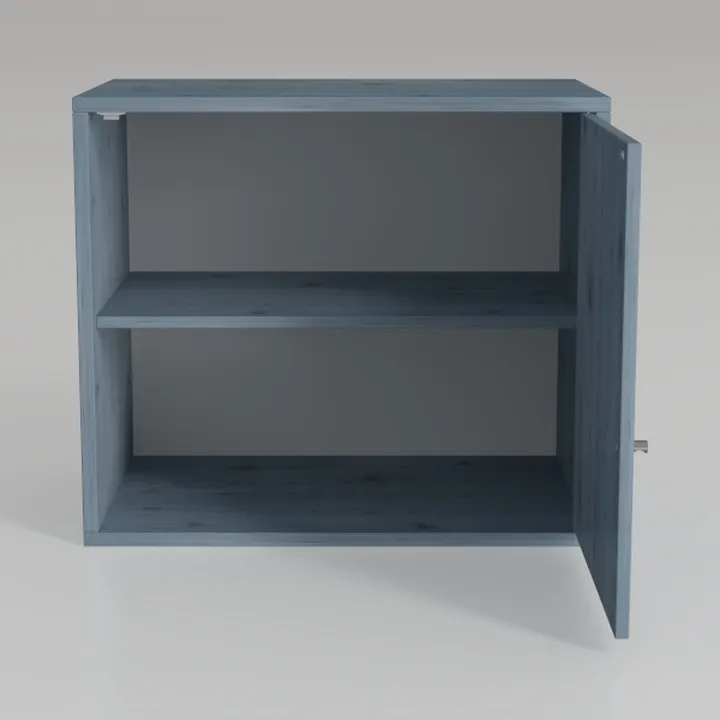 32-Inch 2-Tier Metal Bookcase, Open Shelf Storage