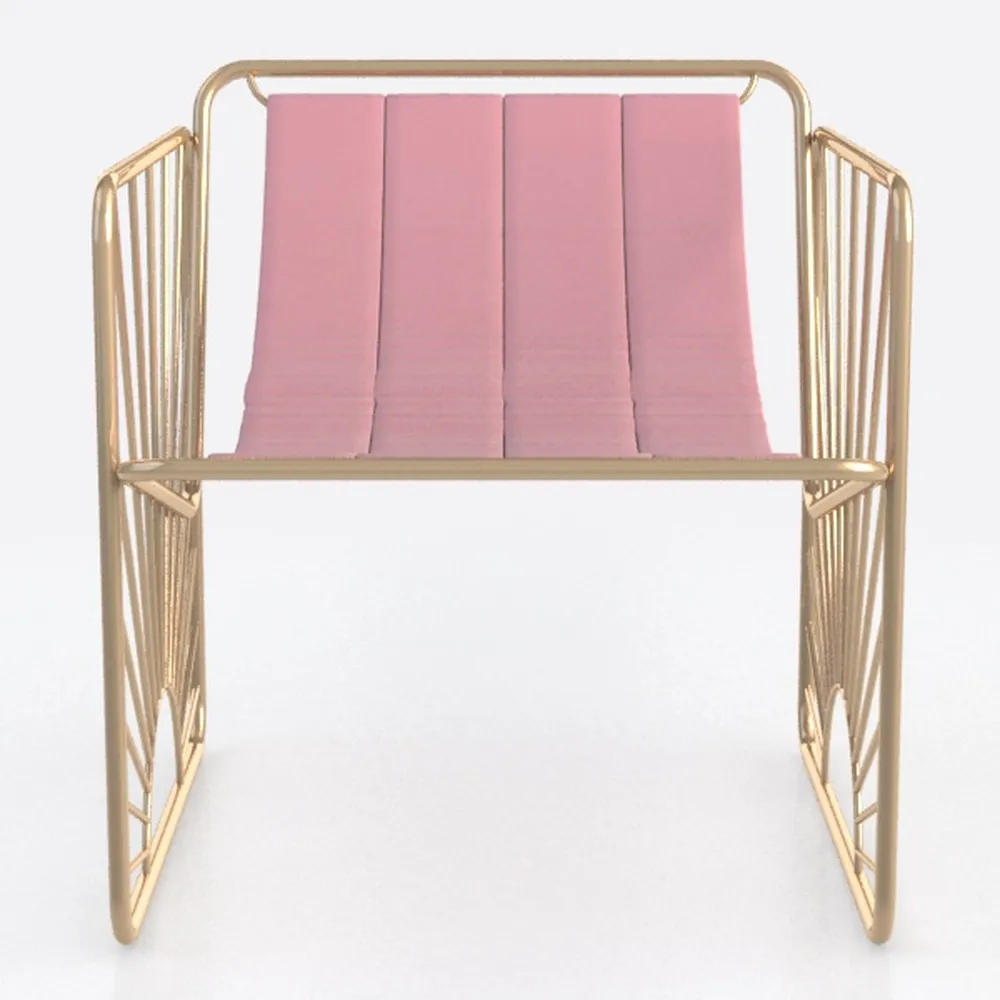 Single Wrought Iron Sofa, Imitation Birdcage Sofa 