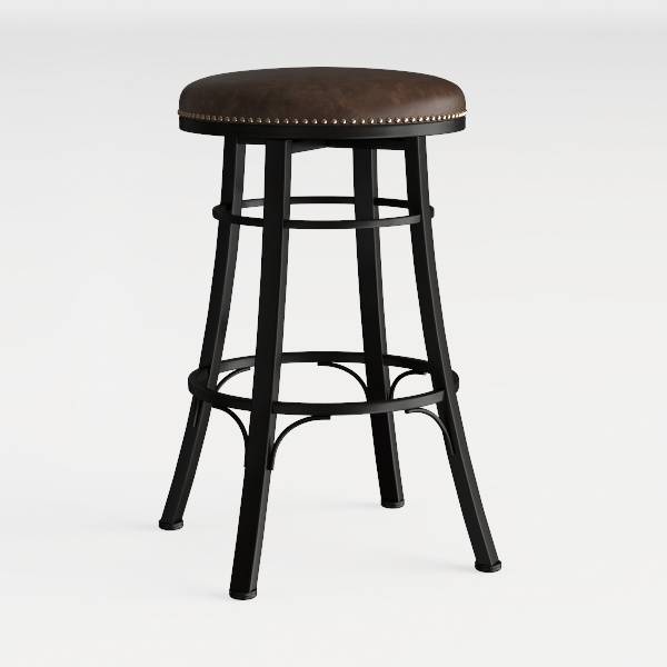 VASAGLE Bar Stools, Set of 2 PU Upholstered