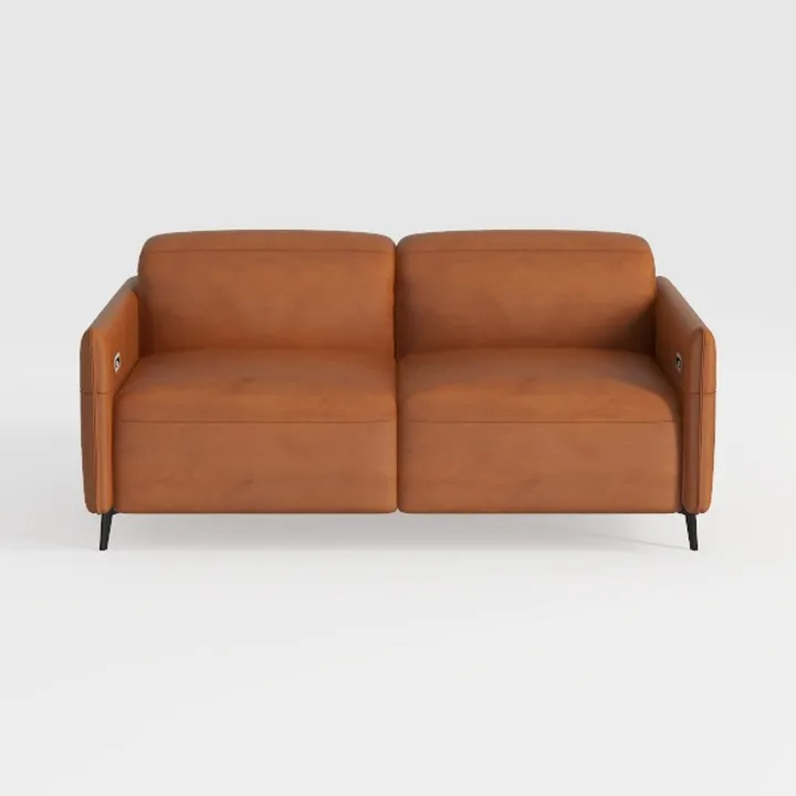 Modern Leather Power Reclining Loveseat 3D Model