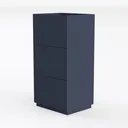 Office Dimensions 18" Deep 2 Drawer Premier Height Left 45 Degree View