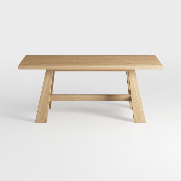 Tribesigns 63-Inch Dining Table for 4-6 People, Fa