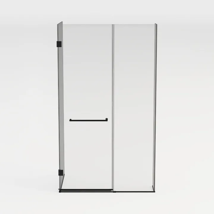 Hinged Foldable Tub Shower Door 48”Wx60”H,Half