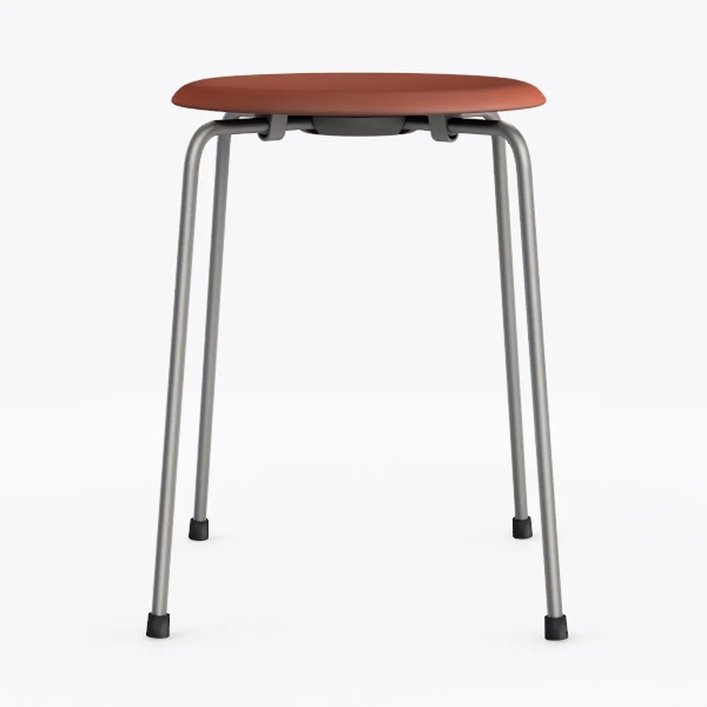 Felix Collection 18 in. Stool, Grey Metal Frame, M