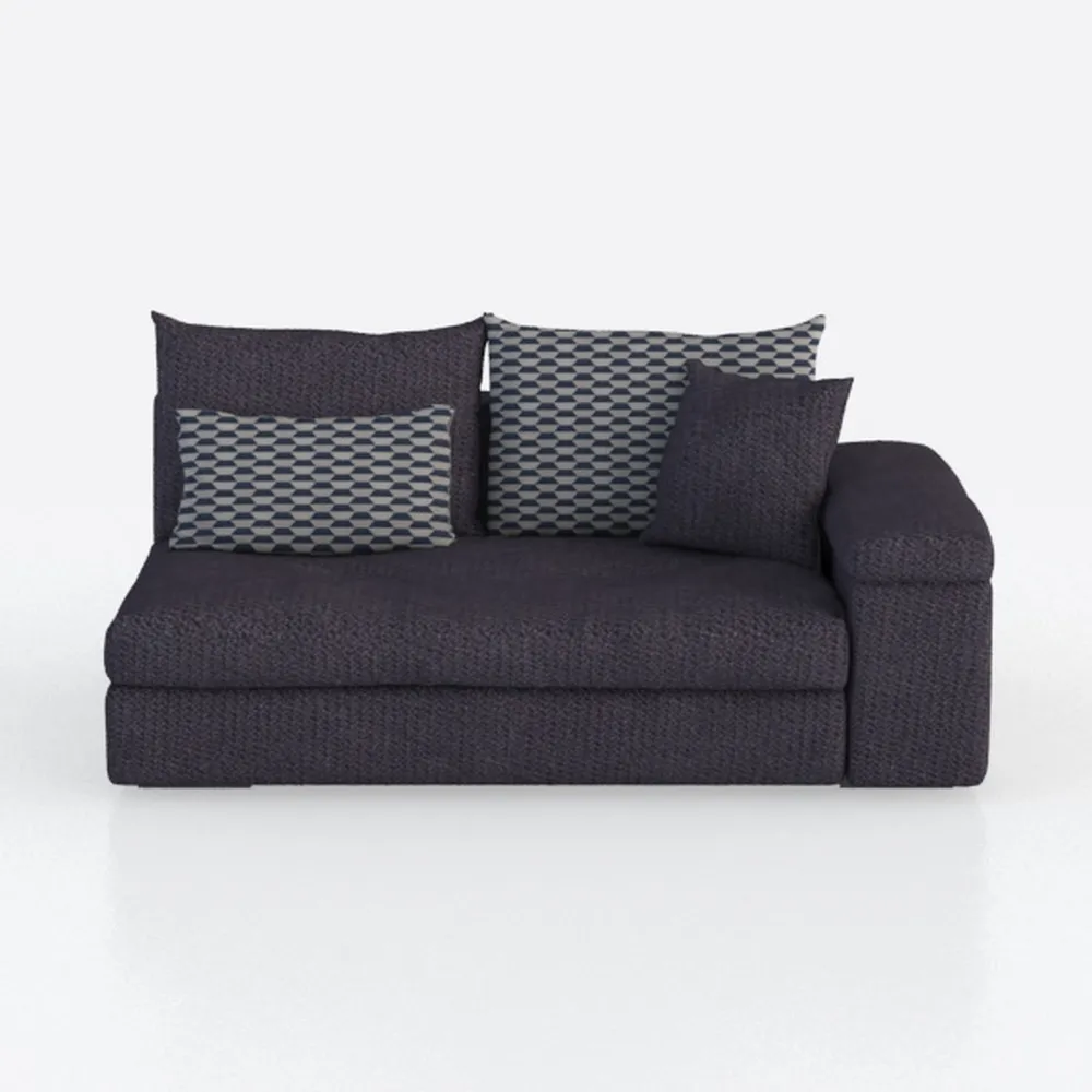 106'' Cloud Sectional Couch with L-Shape Chaise