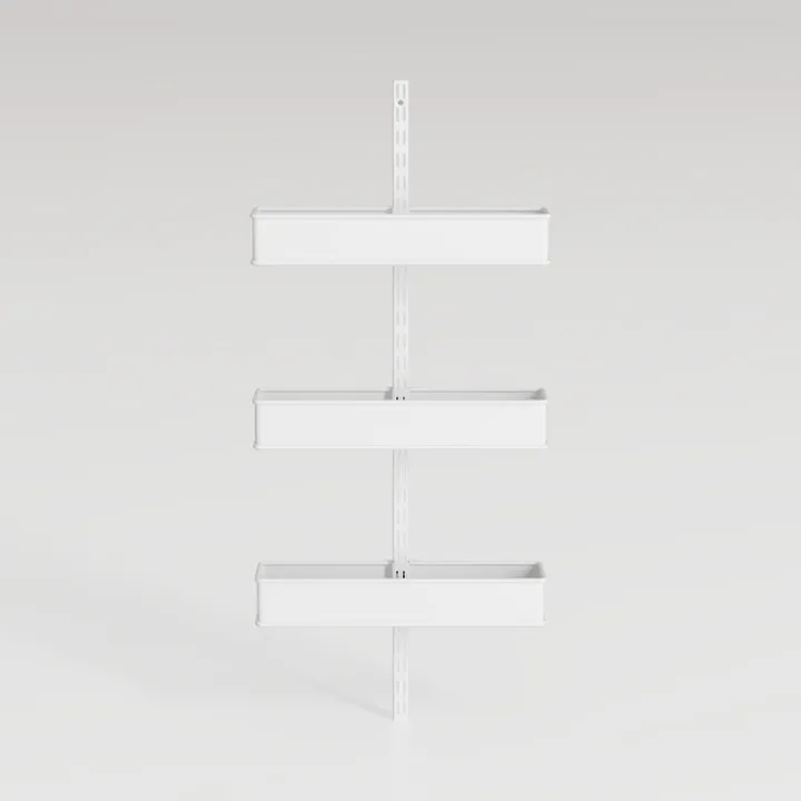 Floating Book Shelves for Wall, 4 Tier Invisible