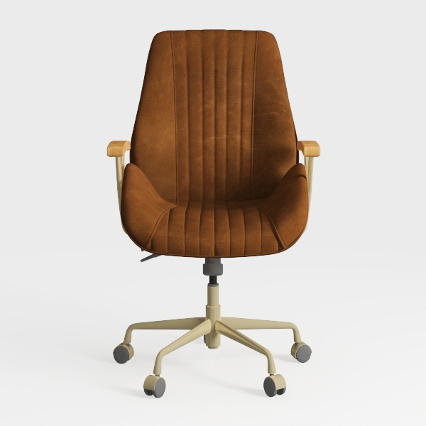 CLATINA Ergonomic Home Office Chair, Mid Century 