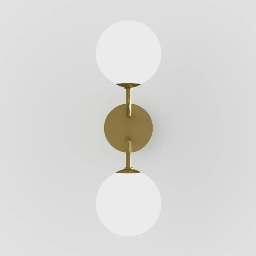 Modern Wall Sconce 2-Lights Industrial Mid Century