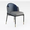 Porthos Home PRU Dining Chairs Set of 2, Round Right 45 Degree View